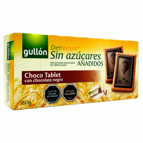 Galletas sin Azúcar Chip Chocolate Gullón 150 g