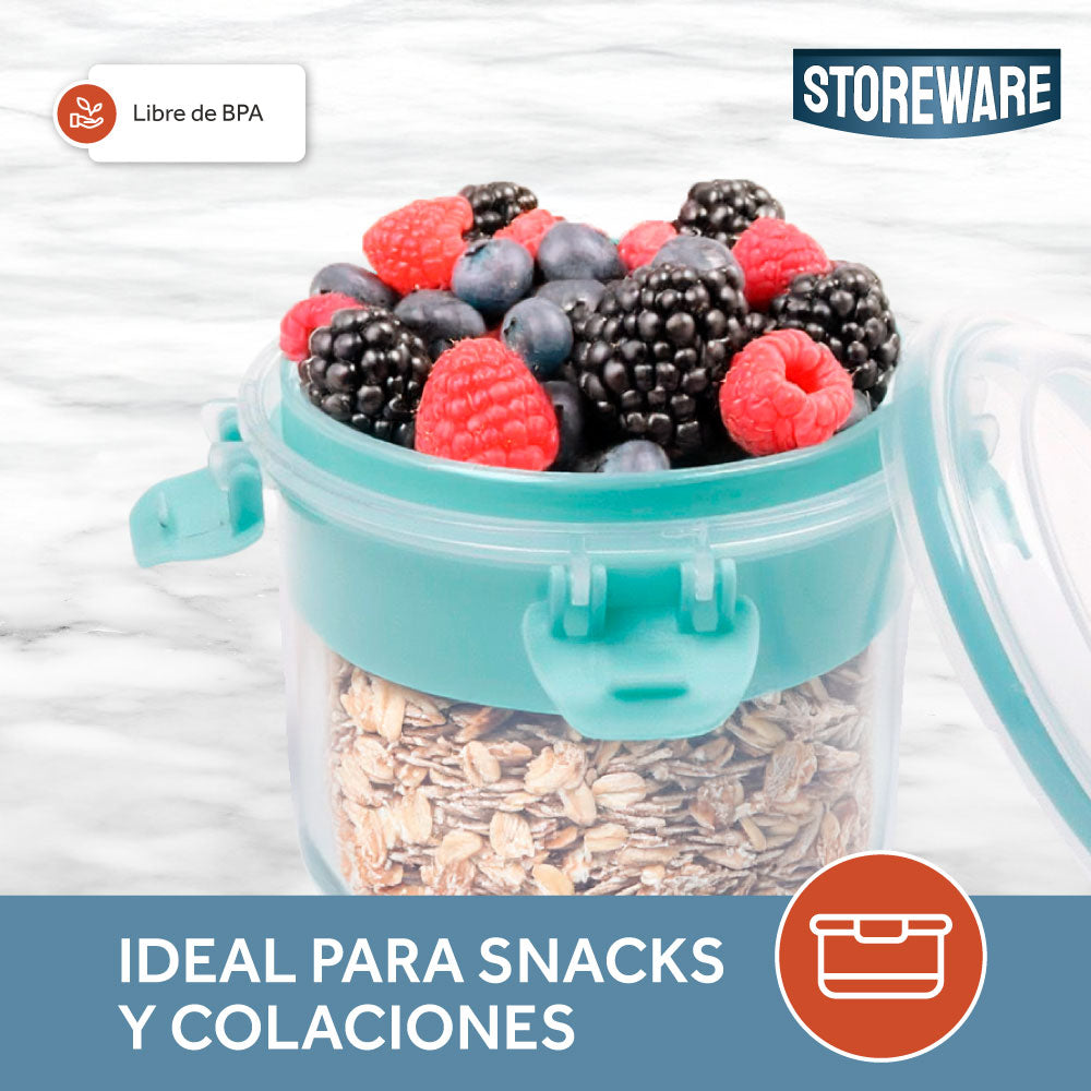 Contenedor Snack 500 ml Storeware  1 un