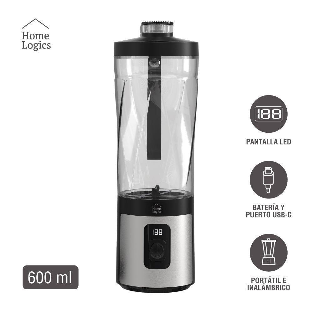 Licuadora Portátil 600 ml Home Logics 1 un