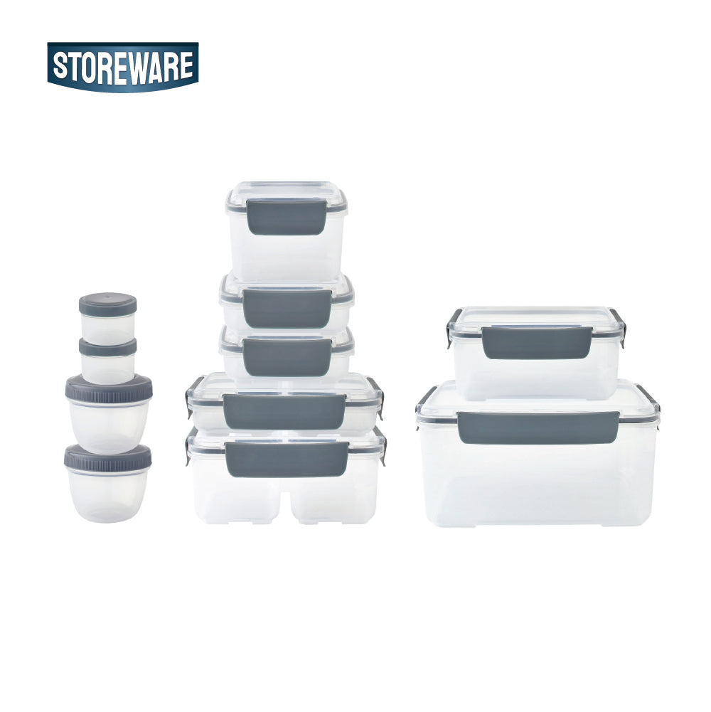 Set 12 Contenedores Herméticos Alimentos Storeware 12 un