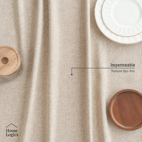 Mantel Impermeable Beige 140 x 210 cm Home Logics 1 un