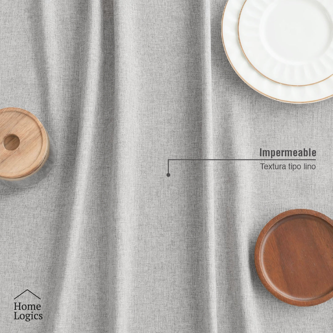 Mantel Impermeable Gris 140 x 280 cm Home Logics 1 un