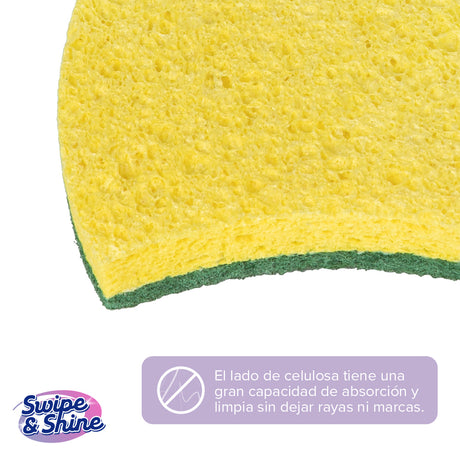 Set 6 Esponjas Heavy Duty Swipe & Shine 1 un