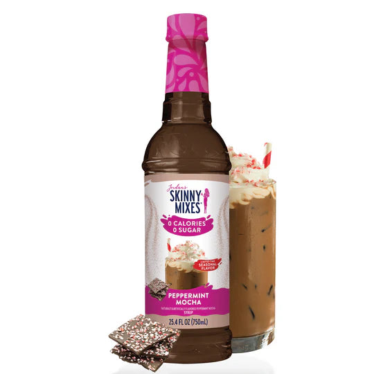 Syrup Peppermint Mocha sin Azúcar Skinny Mixes 750 ml