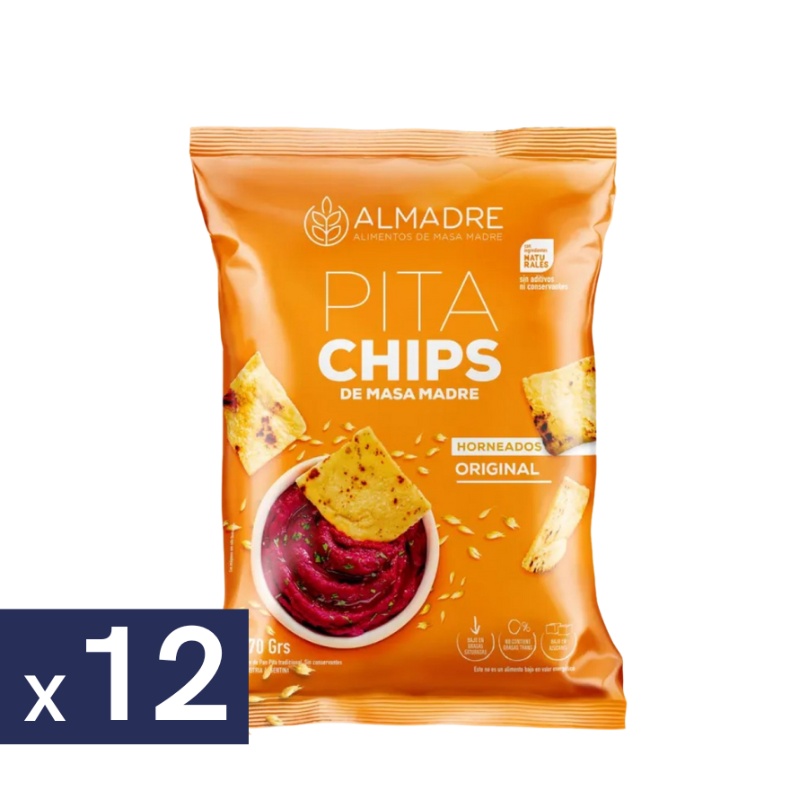 Pita Chips Original Almadre 12 x 170 g