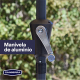 Set Quitasol 2,7m x 2,7m con Base de Cemento Canberra