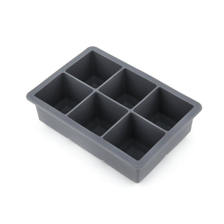 Molde 6 Cubos Grandes Hielo Silicona Home Logics 1 un