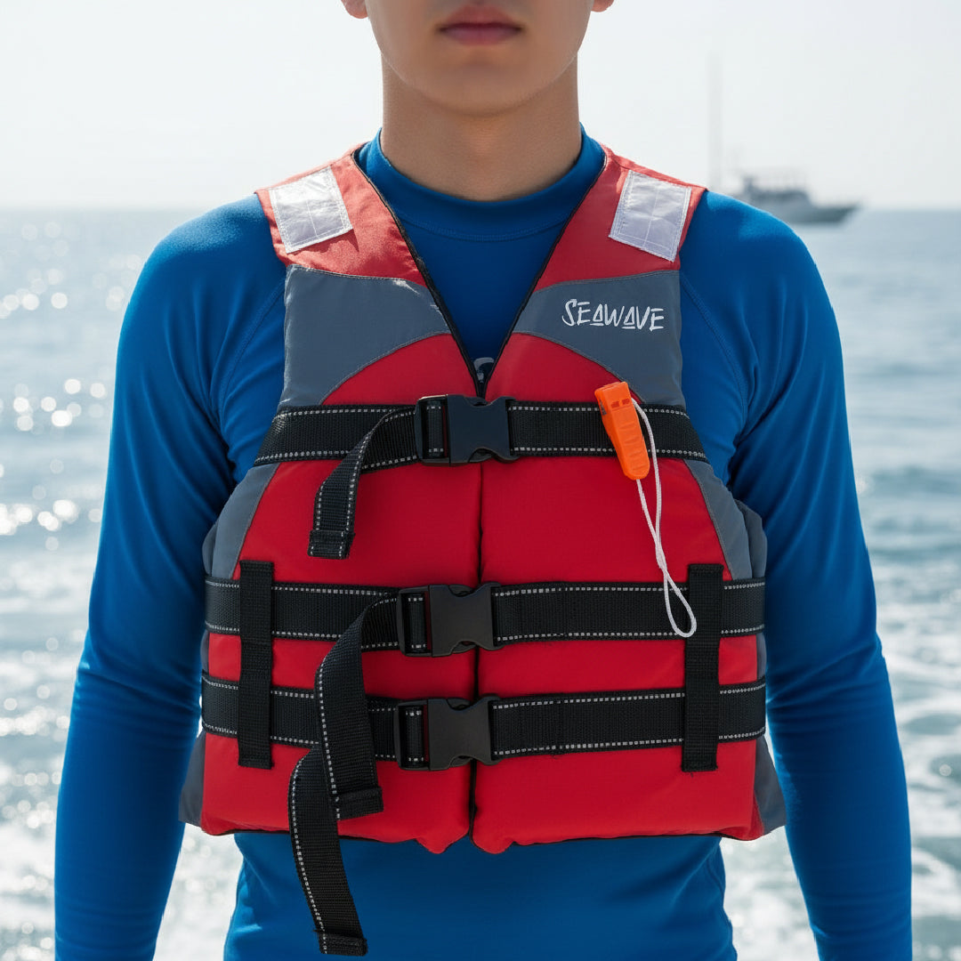 Chaleco Salvavidas All Purpose Red M Seawave 1 un