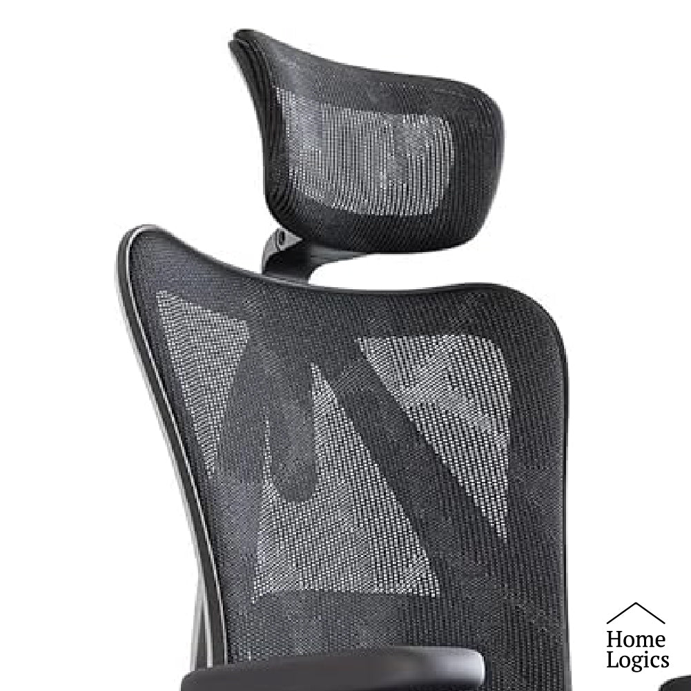 Silla Escritorio Ergonomic Series Chrome Gray Home Logics 1 un