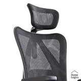 Silla Escritorio Ergonomic Series Chrome Gray Home Logics 1 un