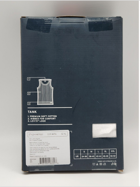Camisetas Tank Top Blanca Levi's Pack 5