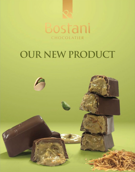 Chocolate Dubai Pistachio Bostani 500 g