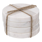 Set 4 Posavasos Mármol White 10 cm SG 1 un