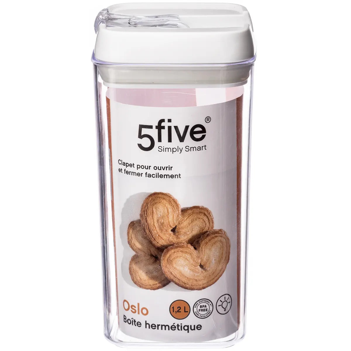 Contenedor Hermético PS 1.2 L 5five 1 un