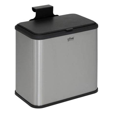 Basurero Negro Metal 5L 5five 1 un