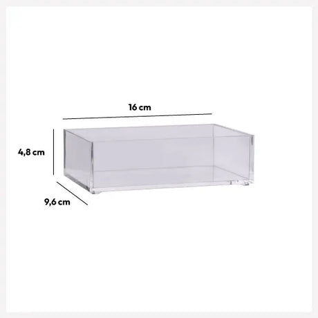 Caja Almacenamiento Acrílico Selena 16 x 4,9 cm 5five 1 un