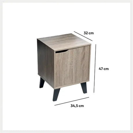 Velador Madera Natural Roble 5five 1 un