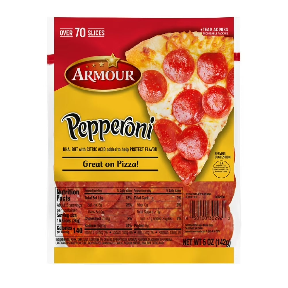 Pepperoni Congelado Armour 142 g