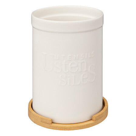 Contenedor Utensilios Natureo White 5five 1 un