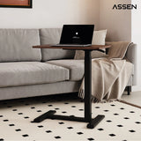 Mesa Lateral de Altura Regulable Con Encimera Abatible Black Base Assen 1 un