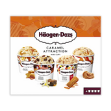 Häagen Dazs Caramel Attraction 4 x 95 ml