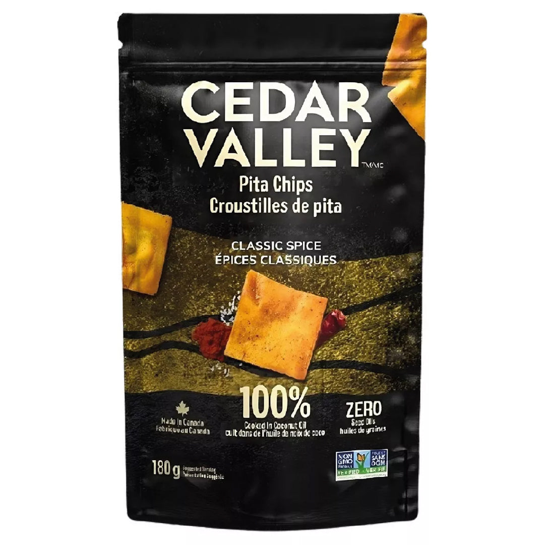 Pita Chips Classic Spice Cedar Valley Selection 180 g