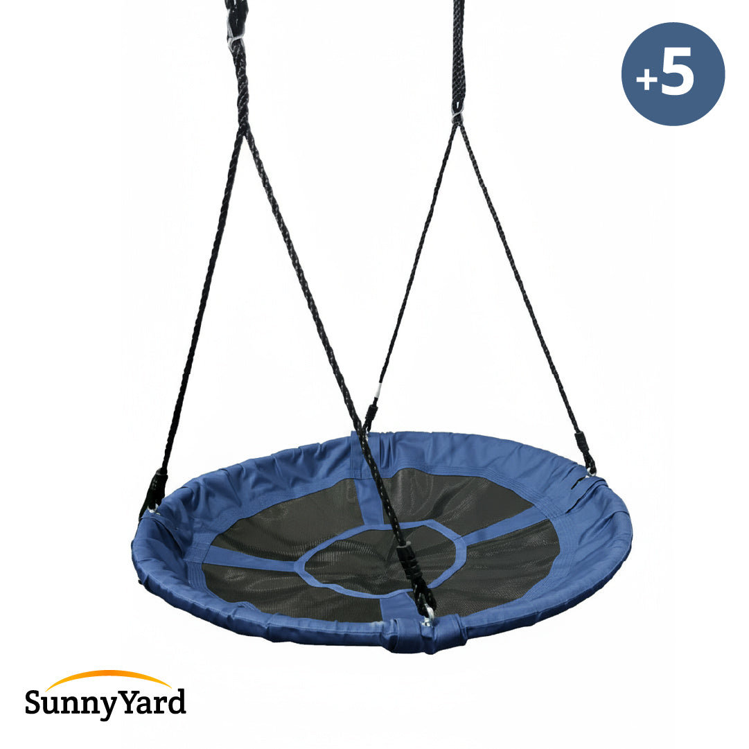 Columpio Exterior Round Azul 100 cm Sensorial SunnyYard 1 un