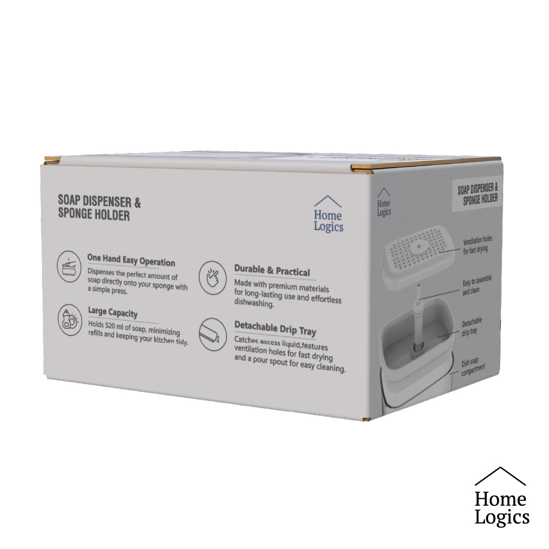 Dispensador Lavalozas con Contenedor 520 ml Home Logics 1 un