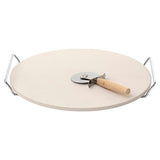 Piedra Pizza Parrilla con Cortador 33 cm White Neka 1 un