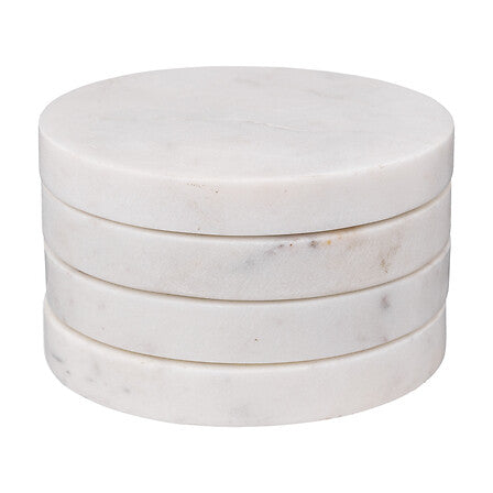 Set 4 Posavasos Mármol White 10 cm SG 1 un