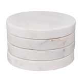 Set 4 Posavasos Mármol White 10 cm SG 1 un