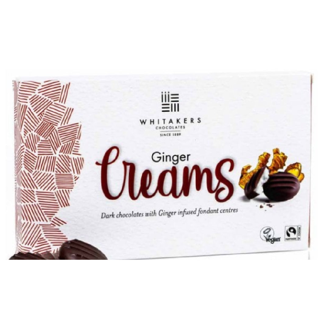 Bombones Chocolate Negro Crema Jengibre Whitakers 150 g
