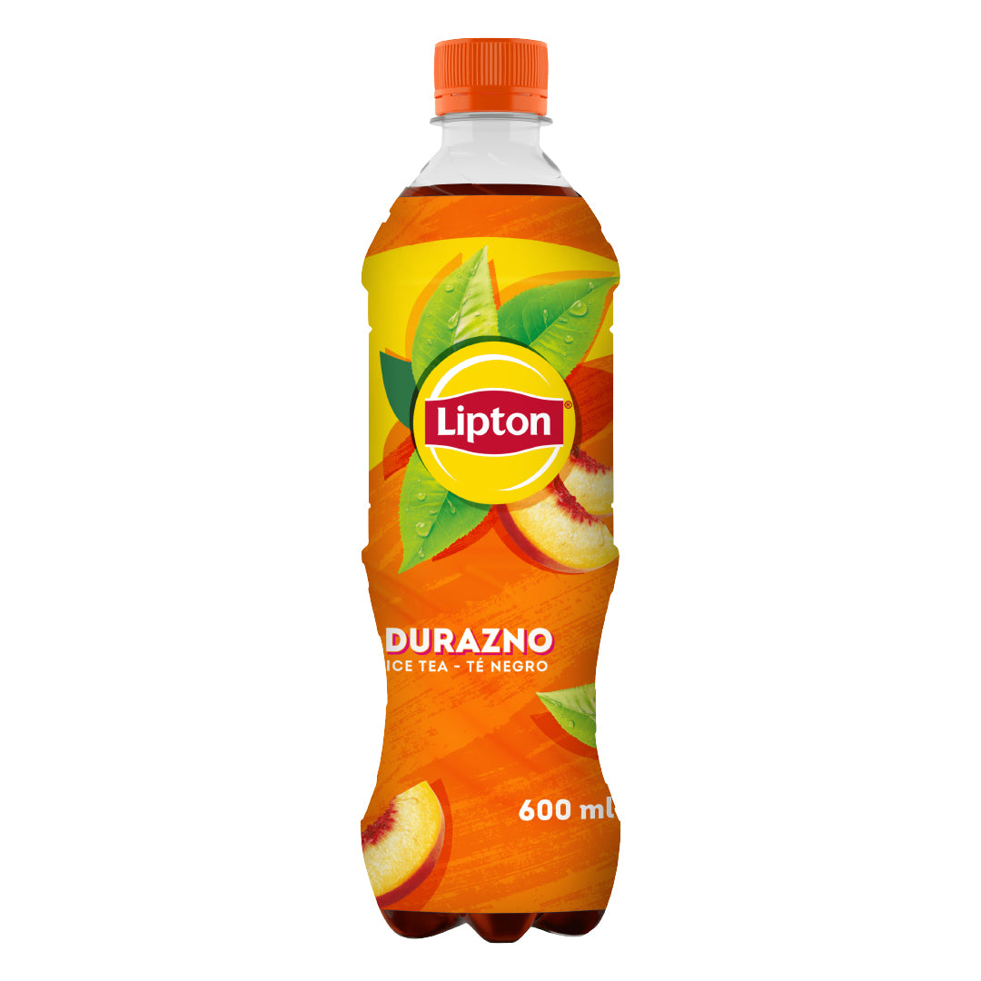 Té Helado Negro Durazno Lipton 600 ml