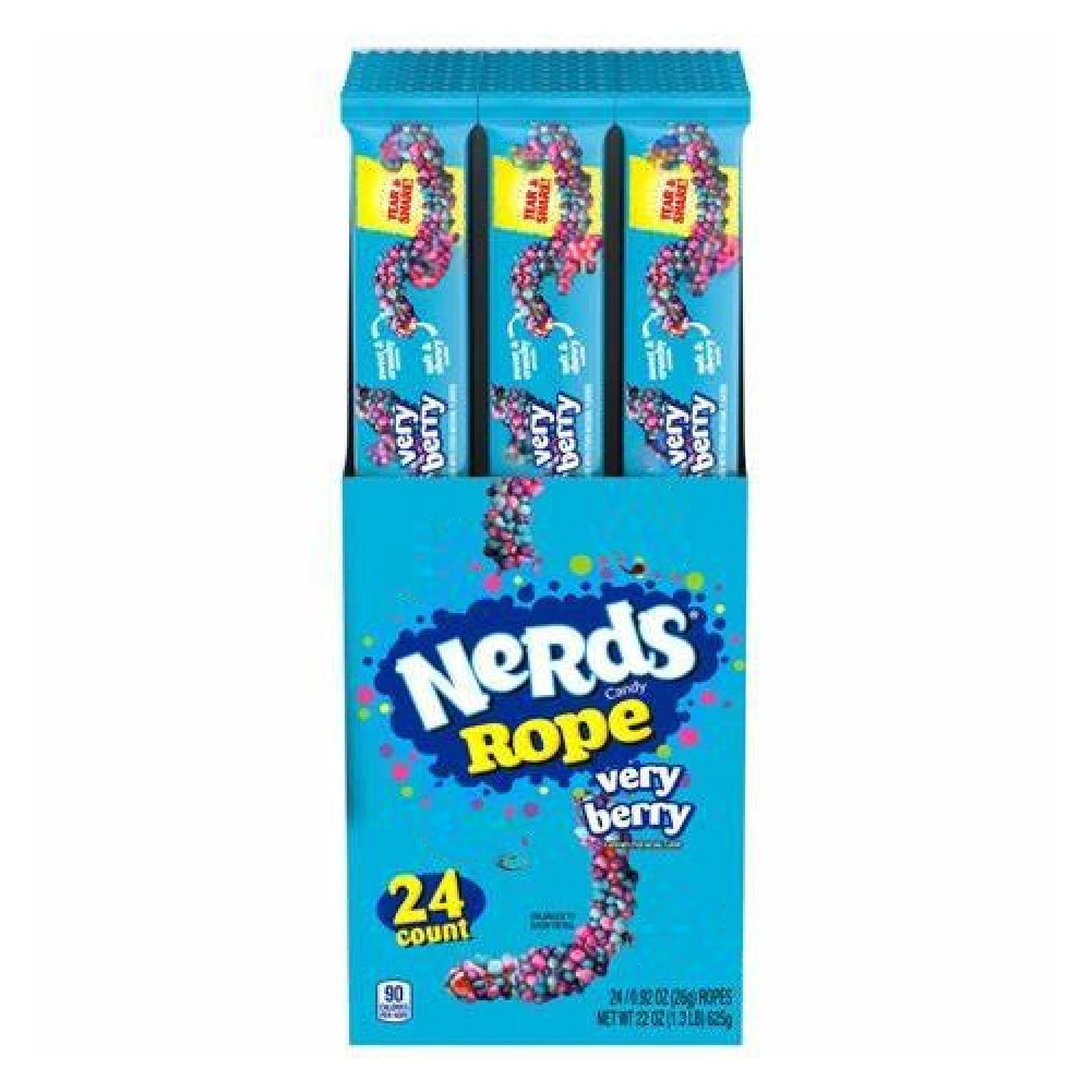 Masticables Very Berry Rope Nerds 24 un x 26 g.