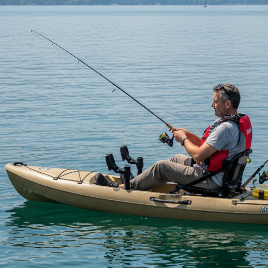 Chaleco Salvavidas Kayak Pesca Red L Seawave 1 un