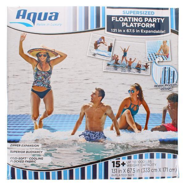 Plataforma Flotante Gigante 333 X 171,5 Cm Capacidad 454 Kg Aqua Pro 1 un
