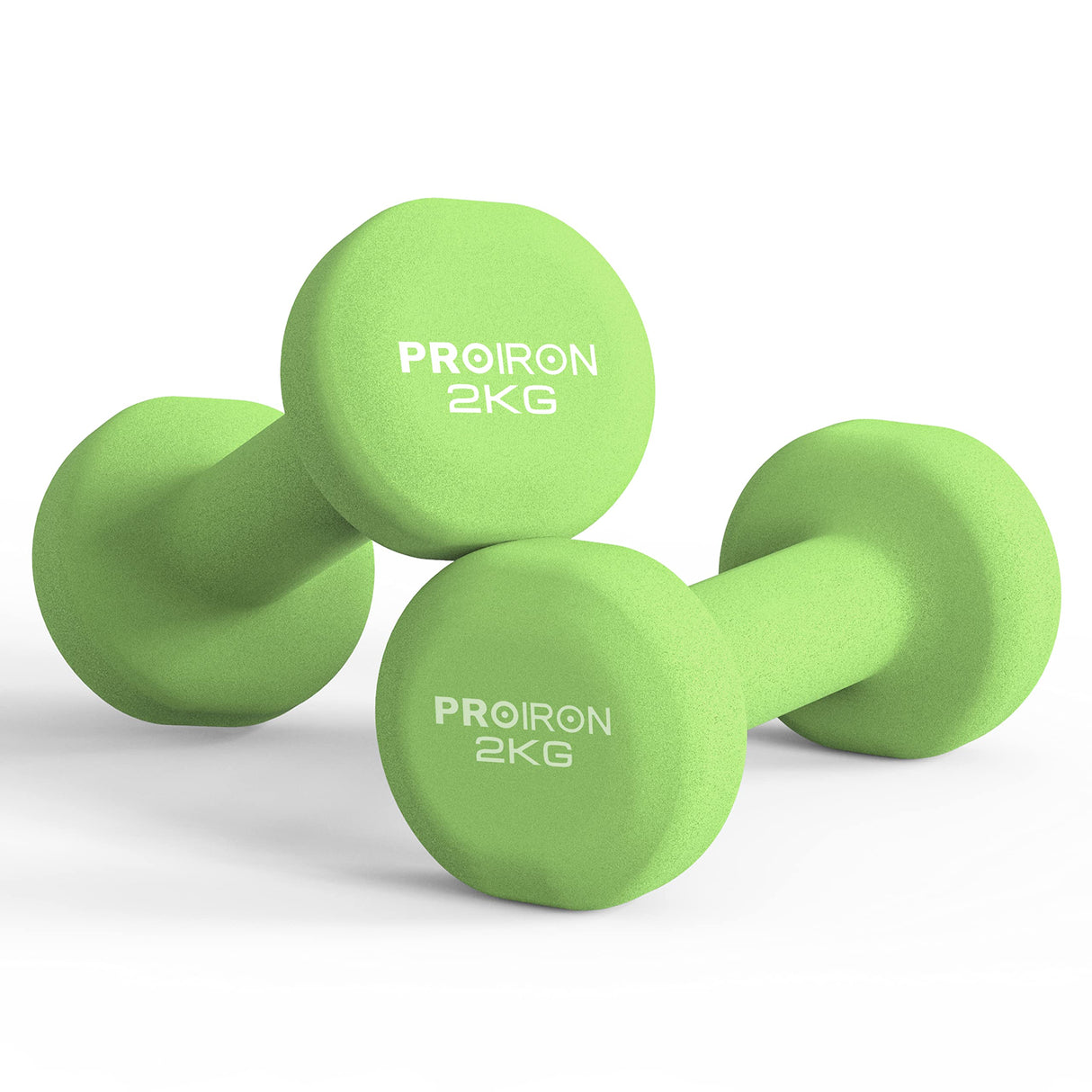 Set de 2 Mancuernas Neoprene Dumbbell 2 kg Proiron 1 un