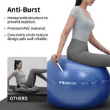 Balón Yoga 65 cm Light Blue Proiron 1 un