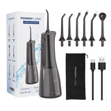 Irrigador Dental Negro con Tanque PowerFloss 1 un