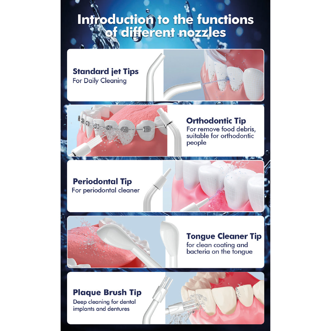 Irrigador Dental Negro con Tanque PowerFloss 1 un