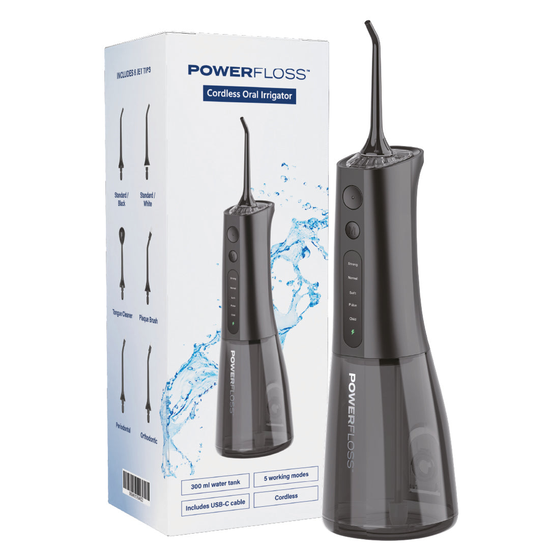 Irrigador Dental Negro con Tanque PowerFloss 1 un
