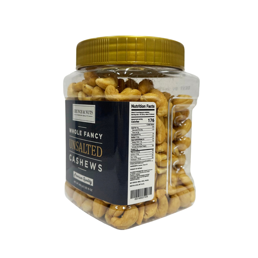 Castañas de Cajú sin Sal Crunch & Nuts 450 g