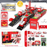 Juego de Bomberos 2 in 1 Portátíl 17 Piezas 1 un