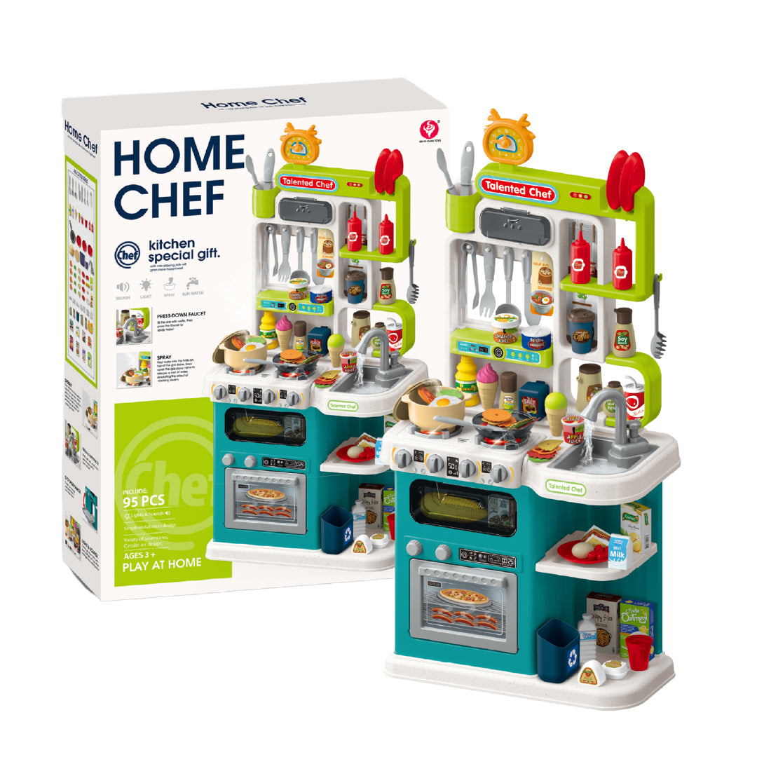 Juego Cocina Infantil Home Chef 93 Piezas 1 un
