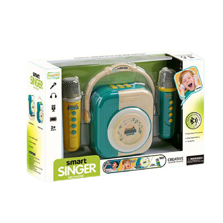 Parlante Karaoke Infantil con 2 Micrófonos 1 un