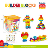 Bloques de Construcción Builder Blocks 200 Piezas 1 un