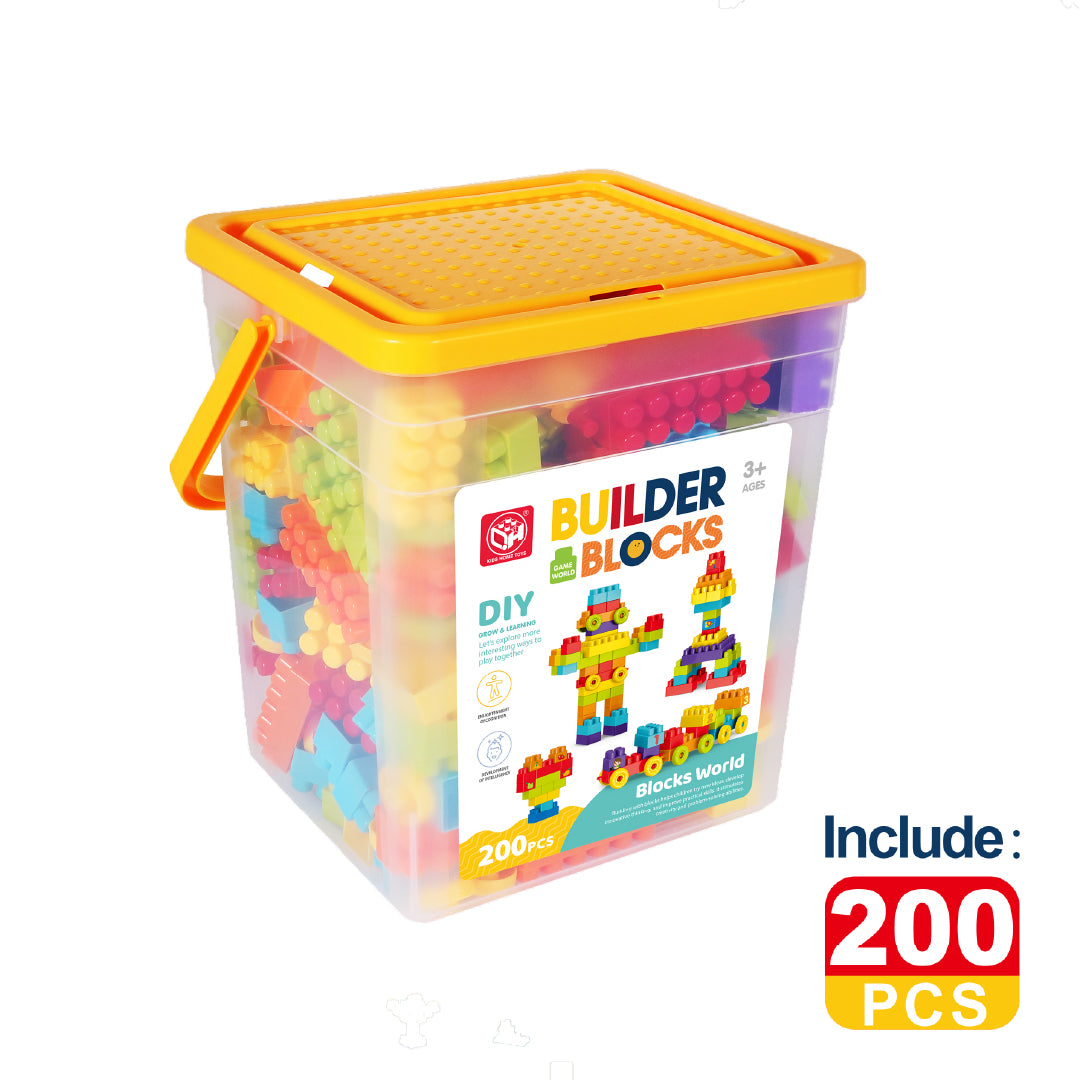 Bloques de Construcción Builder Blocks 200 Piezas 1 un