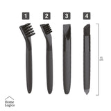Kit 4 Cepillos Limpieza Detallada Home Logics 1 un