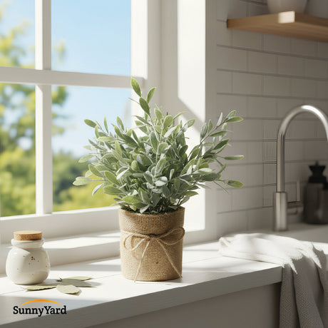 Salvia Artificial con Macetero SunnyYard 1 un