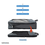 Set 3 Organizadores de Equipaje Gris Voyara 1 un